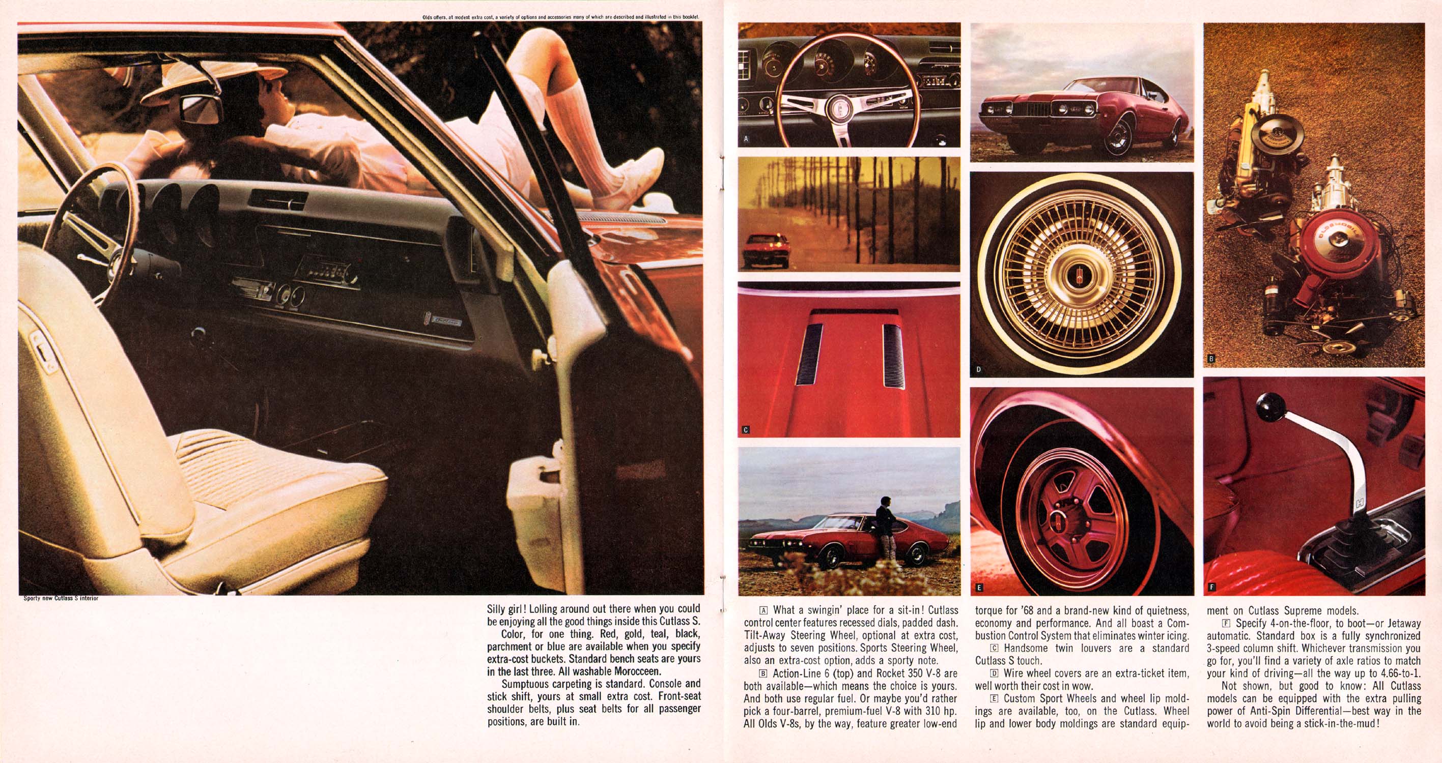 1968 Oldsmobile Sports Cars Brochure Page 1